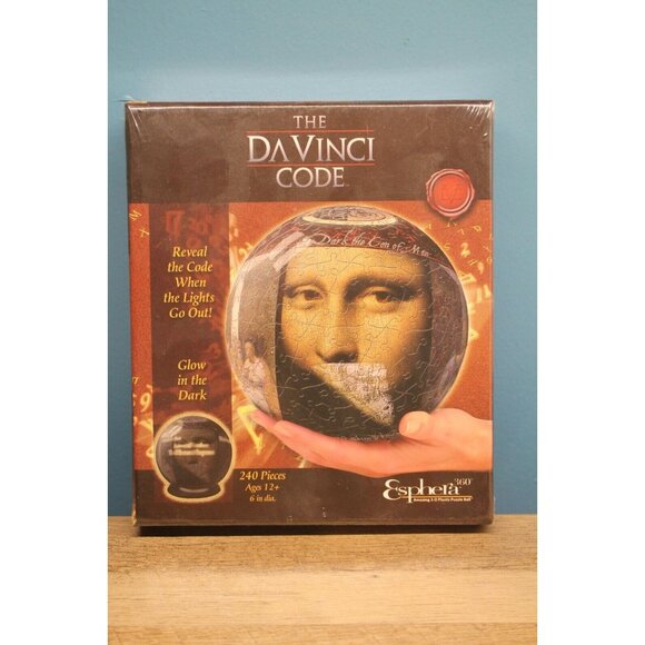 Factory Sealed 240 Piece Esphera Globe Puzzle-The Davinci Code-Glow in the dark - Picture 1 of 4